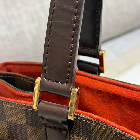 PRISTINE Authentic Louis Vuitton Damier Ebene Uzes Tote N51128 from 2005 - Picture 6 of 8